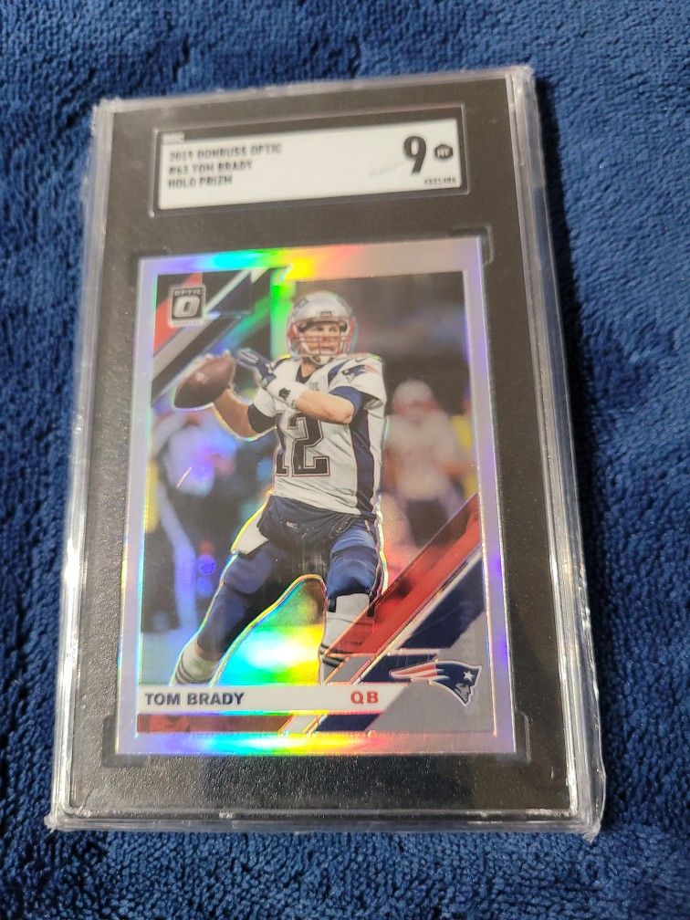 Tom Brady Optic Silver SGC 9,New Products : American Fashion Style Bags On Sale