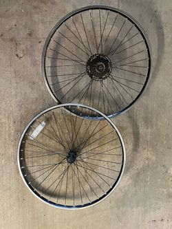 26" Bicycle Wheelset - 7-Speed Shimano Freewheel