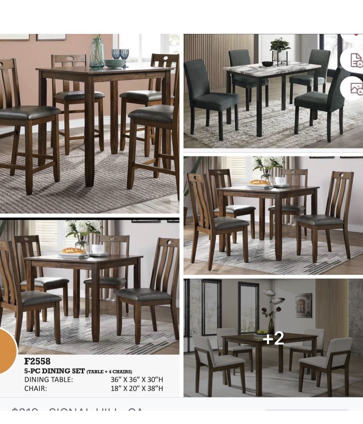 Dining Table Set With Chairs