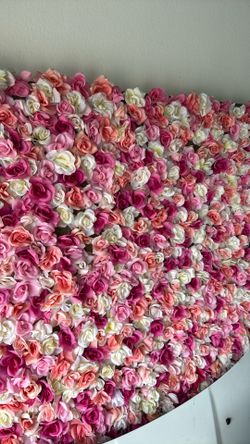 Custom Made Flower Wall