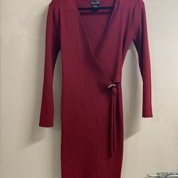 Elegant Women’s Wrap Dress