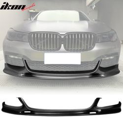 Fits 2016-2018 BMW G11 G12 7 Series M Sport Front Bumper Lip Splitter Unpainted PU