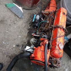 68 Chevy GMC 6cyl Inline Transmission And Motor