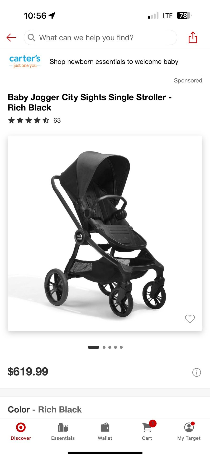 Baby JOGGER NEVER TOUCH GROUND ( No Box )