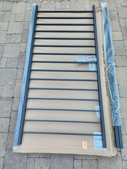 Aria Railing
34 in. H x 69 in. W Black Powder Coated Aluminum Preassembled Deck Railing Kit