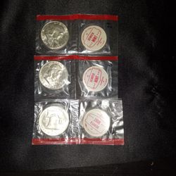 (3.)  Half dollar silver Coíns  1963 Denver 