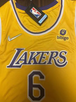 NEW Nike Lebron James #6 Los Angeles Lakers Basketaball Jersey
