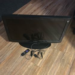Insignia 32” TV, Roku Stick and Remote