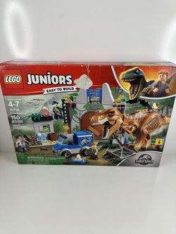 LEGO Juniors Jurassic World T Rex Breakout 10758 - Retired - NEW Sealed Box