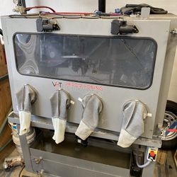 VH3500 Hydro / Vapor Blasting Machine – Industrial Wet Blast Cabinet A+