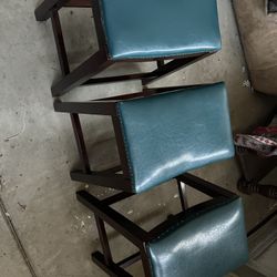 Set Of 3 Cruiser Height Bar Stools