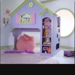 Dollhouse Loft Bed Set