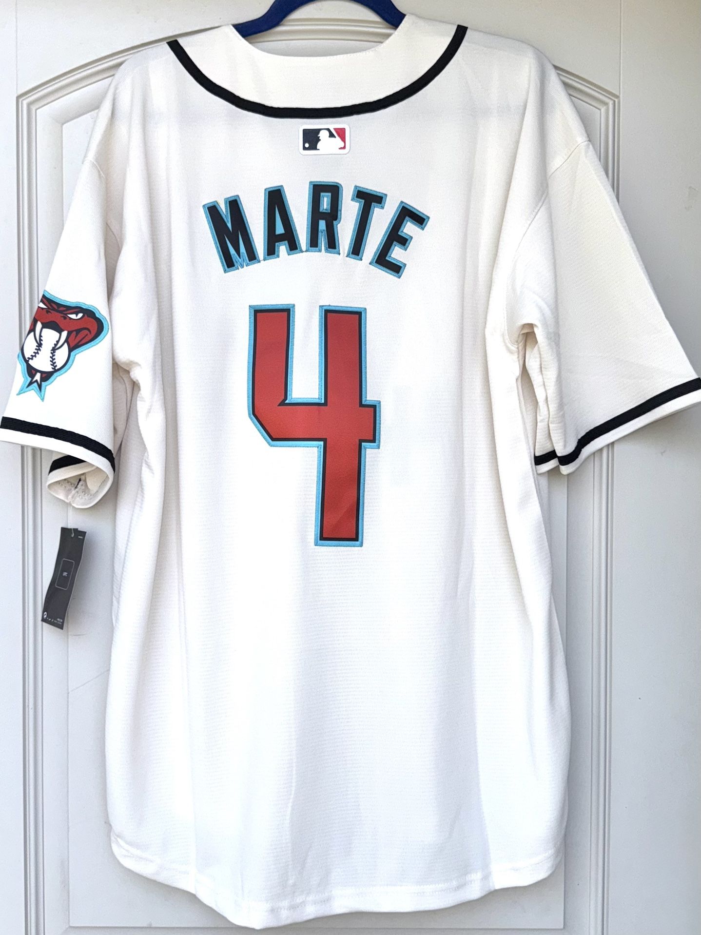 S + L + XL - DBACKS #4 KETEL MARTE JERSEY