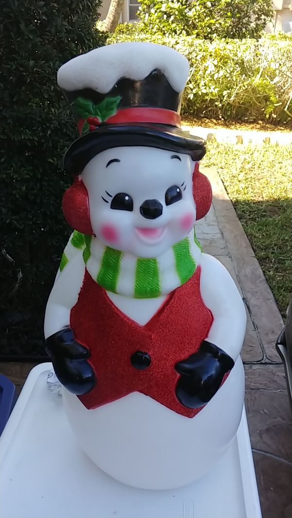 Brand New Gemmy Blow Mold Snowman Blowmold for Sale in