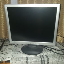 Proview Computer Screen And Dell Keyboard