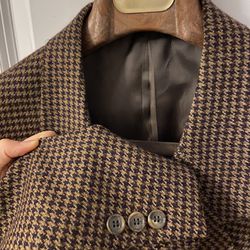 Leonard Logsdail 100% Wool Men’s Coat