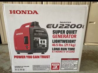 Honda generator eu2200i