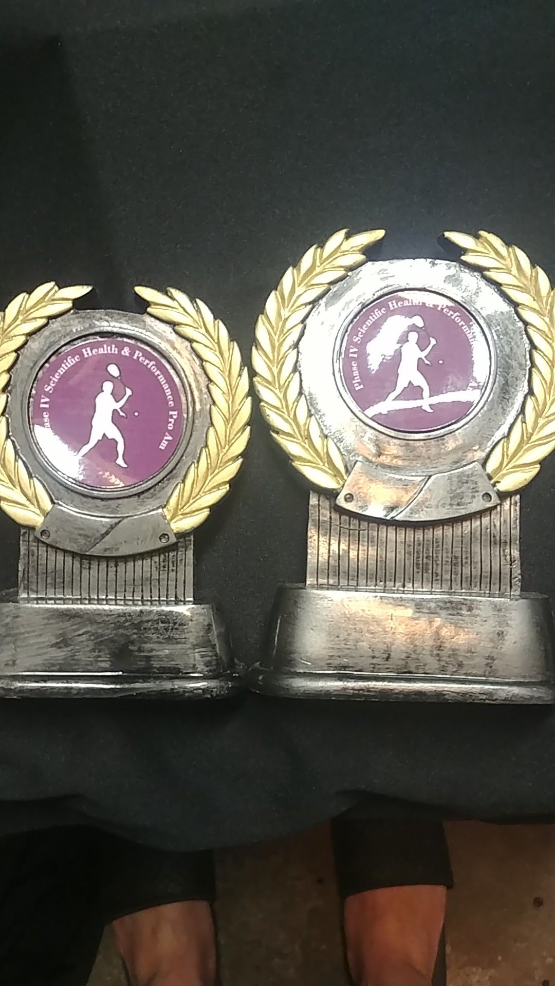 1st and 2nd place trophies 10 of each