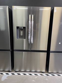 Samsung 3 Door French Door Refrigerator In Counter Depth