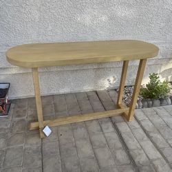 Race Track Console Table Natural - Threshold™ designed with Studio McGee