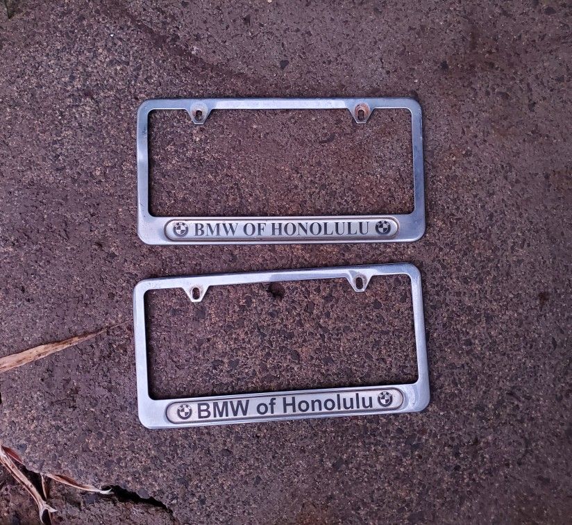 BMW of Honolulu license plate frames for Sale in Pearl City, HI - OfferUp