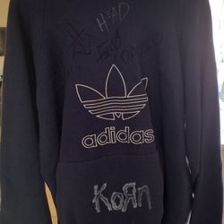 KORN autographed Adidas hoodie