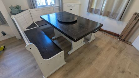 Rustic Farmhouse Dining Table Set