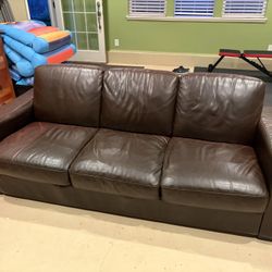 Italian Leather Couch