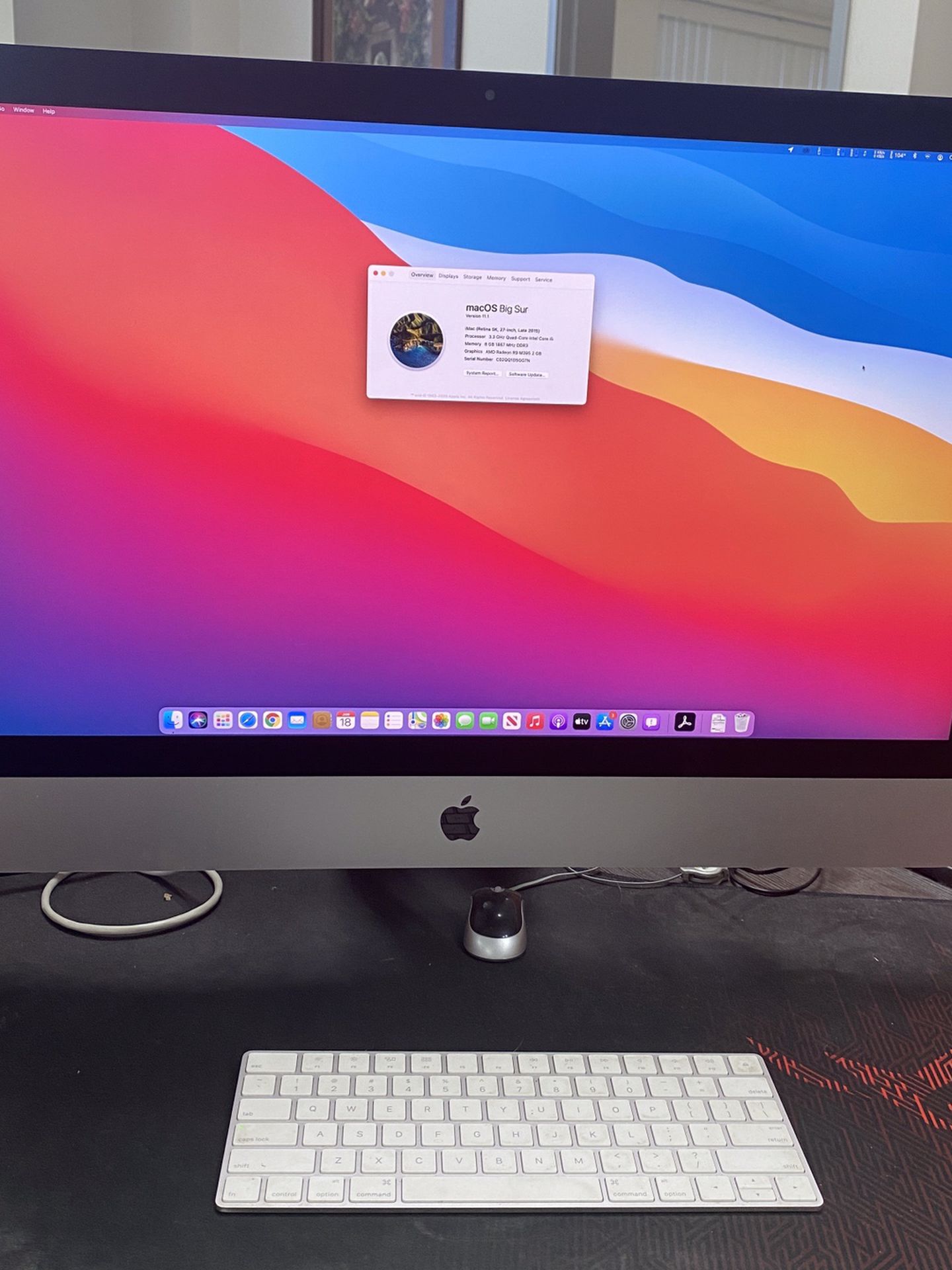 iMac 27” 5K Display 2015 3.3GHz 4 Cores 2TB