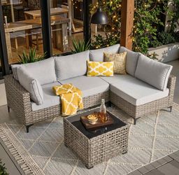 Patio furniture set outdoor new in the box