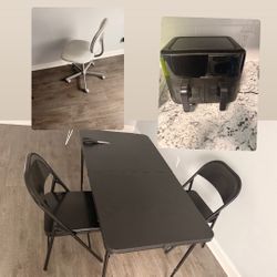 Plastic Folding Table With 2 Chairs