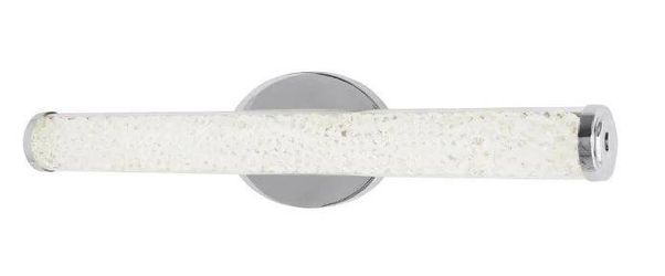 Home Decorators Collection Sibley 24 in. 1-Light Chrome LED Bathroom Vanity Light Bar