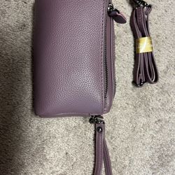 Crossbody Bag Purse Wristlet Leather