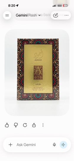 Authentic Lattafa Ajwad EDP Perfume – 2.0 oz (60ml) Brand New / Sealed