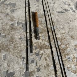 Rare Ebisu Saotsune Split Bamboo Combo Fly Rod/Spinning Rod