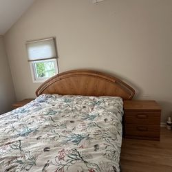 King Bed Frame Headboard And Nightstands 