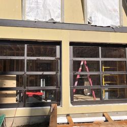 Black Glass Garage Doors 