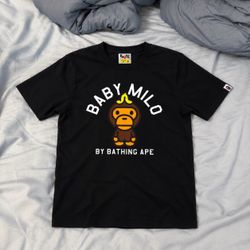 BAPE Baby Milo By Bathing Ape Black Tee