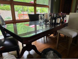Dining room table and chairs