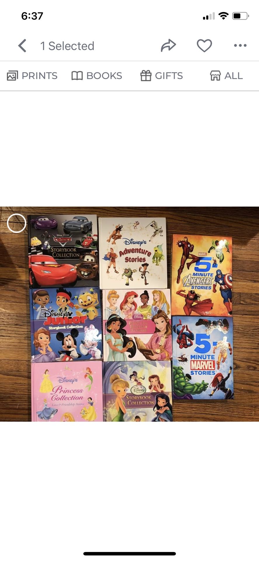 Disney Books $5 Each