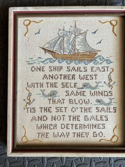 Framed Needle Point
