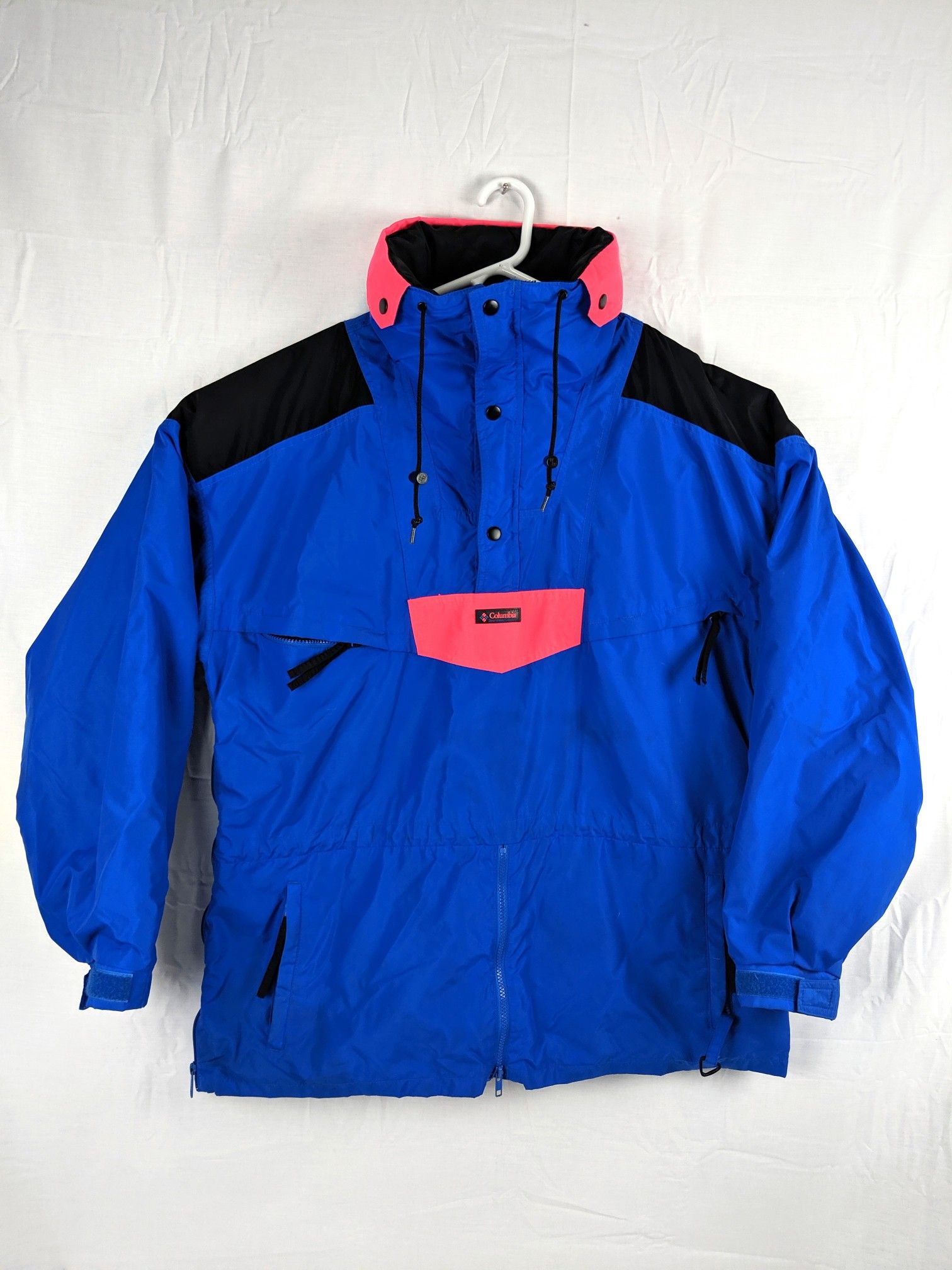 Vintage Columbia 90's Windbreaker Pullover Jacket sz XL