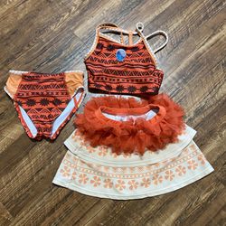 Disney Store Moana Size 3 Like New excellent Condition 