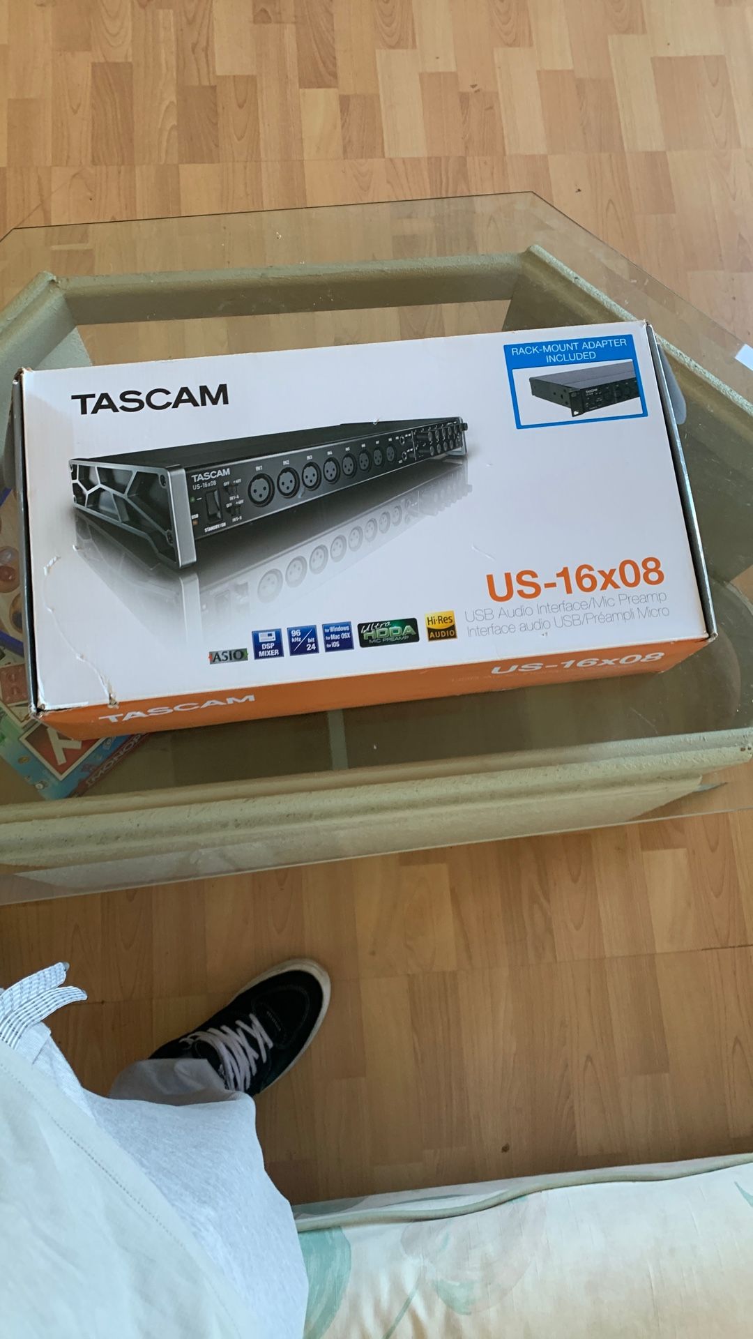 Tascam US-16x08 Rackmount USB Audio/MIDI Interface ~ 16 Input/8 Output 