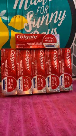 6-Colgate Optic white advanced all for $15
