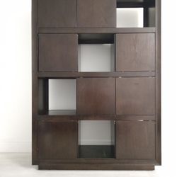 Bookshelf With Sliding Doors