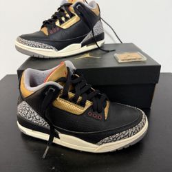2022 Wmns Air Jordan 3 Retro 'Black Gold'