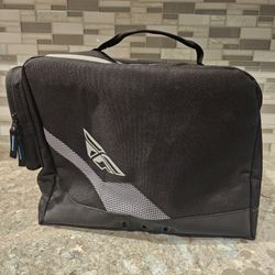 Fly Racing Padded Helmet Carry-On Bag Black Grey Blue Deluxe With Zipper