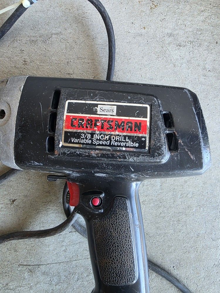 Craftsman Corded Drill.