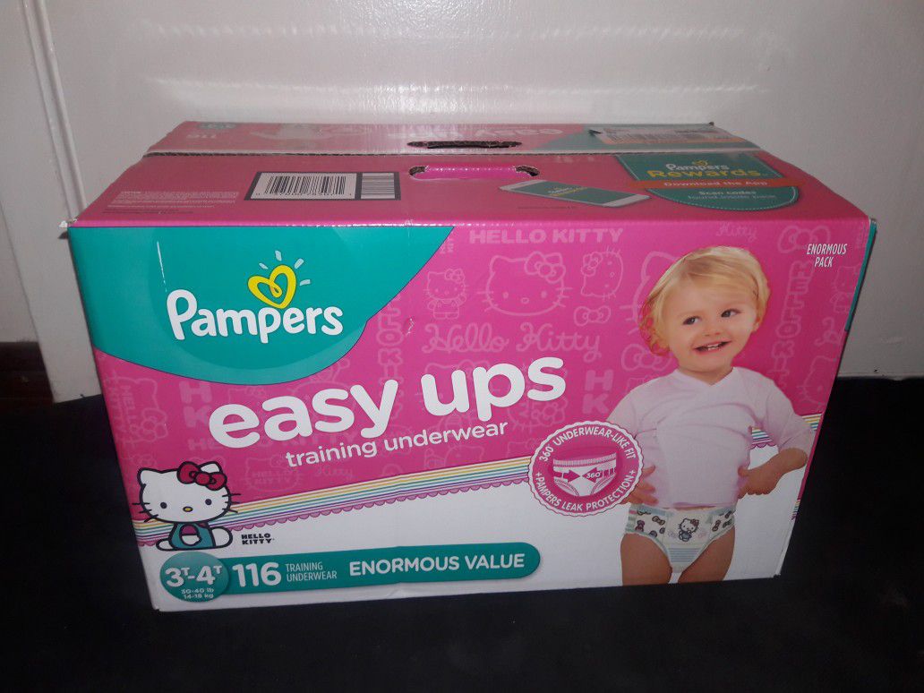 Pampers Easy Ups Girls 3t-4t (116 count)